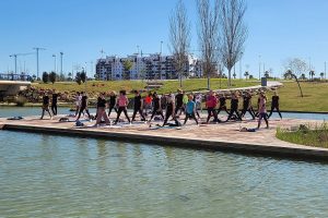 20 - Clase de yoga solidaria a favor de Romeo y de bienvenida a la primavera en Dos Hermanas